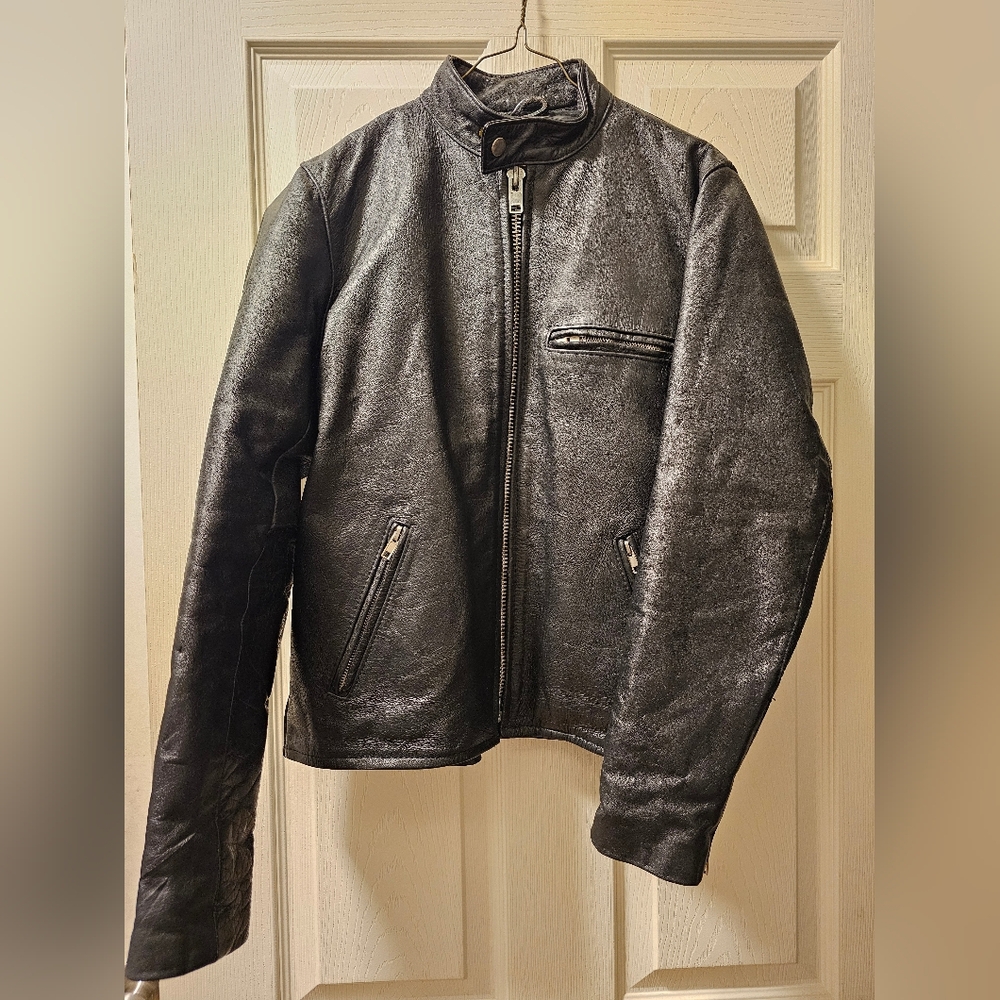 Black Leather Jacket With Liner